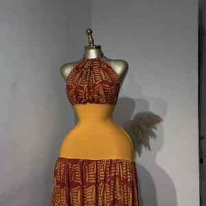THE AYRA HALTER MAXI DRESS